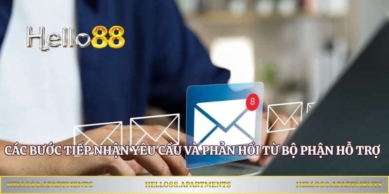 Các bước tiếp nhận yêu cầu và phản hồi từ bộ phận hỗ trợ 